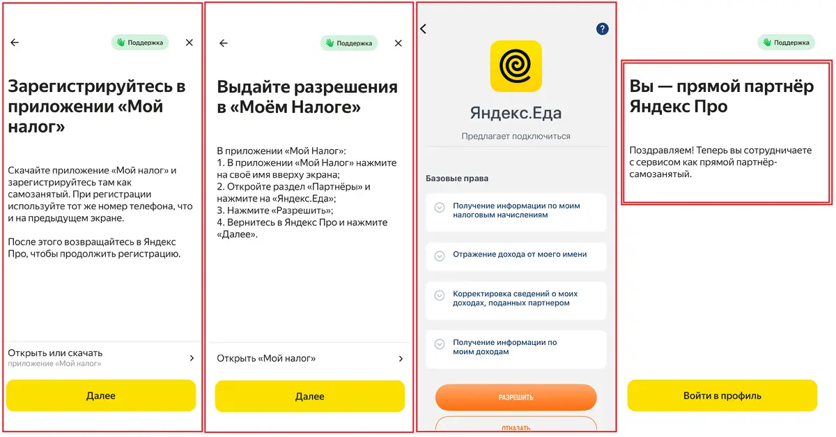 Оформление самозанятости